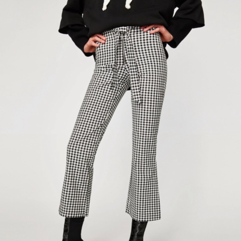 Zara checkered pants